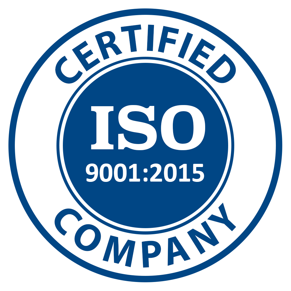 Certified: ISO 9001:2015 – Quality Management Systems