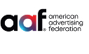 American advertising federation abbreviated as AAF with the logo