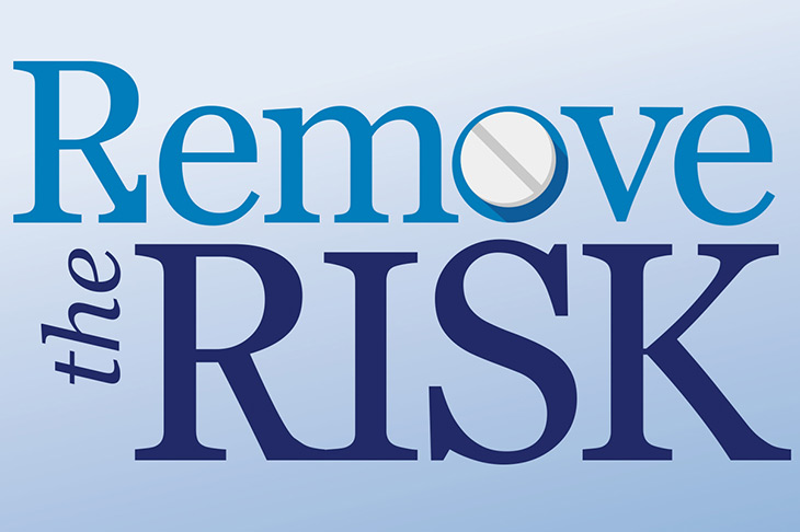 Remove the risk logo