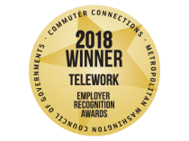 2018 Winner Telework Employer Recognition Awards logo
